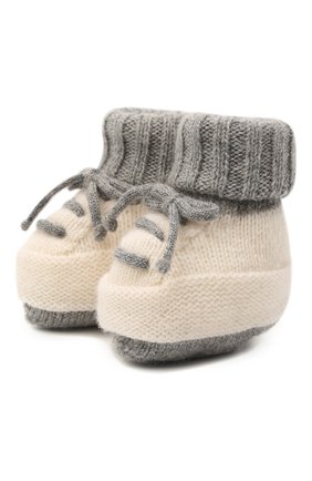 Детские шерстяные носки BABY T серого цвета по цене 3245 руб., арт. 20AI073SA | Фото 1 Детские шерстяные носки BABY T серого цвета, арт. 20AI073SA | Фото 1
