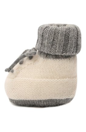 Детские шерстяные носки BABY T серого цвета по цене 3245 руб., арт. 20AI073SA | Фото 2 Детские шерстяные носки BABY T серого цвета, арт. 20AI073SA | Фото 2
