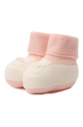 Детские шерстяные носки BABY T розового цвета по цене 3890 руб., арт. 20AI113SA | Фото 1 Детские шерстяные носки BABY T розового цвета, арт. 20AI113SA | Фото 1