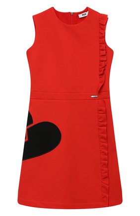 Детское платье MSGM KIDS красного цвета по цене 26950 руб., арт. 025134 | Фото 1 Детское платье MSGM KIDS красного цвета, арт. 025134 | Фото 1