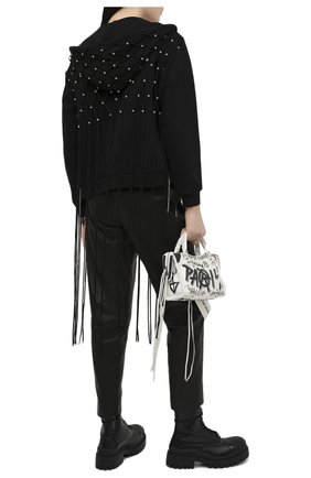 Женский хлопковая толстовка PHILIPP PLEIN черного цвета по цене 140940 руб., арт. F20C WJB1317 PJY002N | Фото 2 Женский хлопковая толстовка PHILIPP PLEIN черного цвета, арт. F20C WJB1317 PJY002N | Фото 2