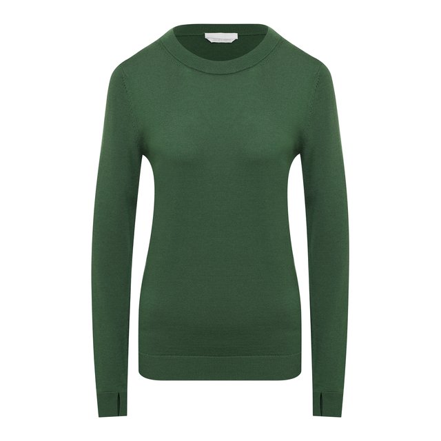 Шерстяной пуловер BOSS 50402268, цвет зелёный, размер 42 - фото 1
