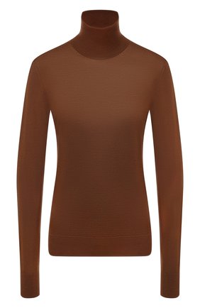 Женская кашемировая водолазка DOLCE & GABBANA коричневого цвета по цене 69950 руб., арт. FX831T/JAW3F | Фото 1 Женская кашемировая водолазка DOLCE & GABBANA коричневого цвета, арт. FX831T/JAW3F | Фото 1