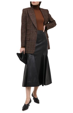Женская кашемировая водолазка DOLCE & GABBANA коричневого цвета по цене 69950 руб., арт. FX831T/JAW3F | Фото 2 Женская кашемировая водолазка DOLCE & GABBANA коричневого цвета, арт. FX831T/JAW3F | Фото 2