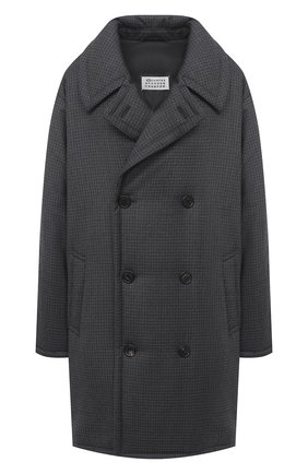 Женское шерстяное пальто MAISON MARGIELA серого цвета по цене 169500 руб., арт. S51AM0398/S53200 | Фото 1 Женское шерстяное пальто MAISON MARGIELA серого цвета, арт. S51AM0398/S53200 | Фото 1