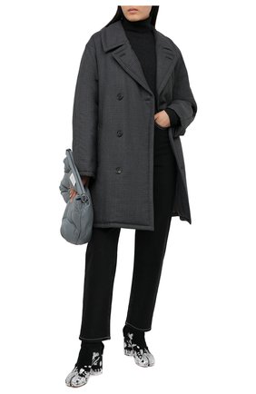 Женское шерстяное пальто MAISON MARGIELA серого цвета по цене 169500 руб., арт. S51AM0398/S53200 | Фото 2 Женское шерстяное пальто MAISON MARGIELA серого цвета, арт. S51AM0398/S53200 | Фото 2