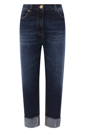 Женские джинсы BALMAIN синего цвета по цене 73750 руб., арт. UF05701/D073 | Фото 1 Женские джинсы BALMAIN синего цвета, арт. UF05701/D073 | Фото 1