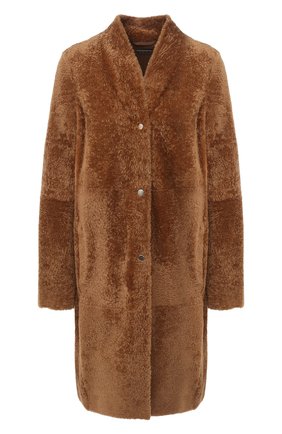 Женская шуба из овчины ANNE VEST коричневого цвета по цене 271500 руб., арт. AW20/01/212/17/B.LAMB | Фото 1 Женская шуба из овчины ANNE VEST коричневого цвета, арт. AW20/01/212/17/B.LAMB | Фото 1