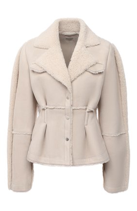 Женская дубленка ANNE VEST белого цвета по цене 217000 руб., арт. AW20/01/306/12/ENTREFIN0 | Фото 1 Женская дубленка ANNE VEST белого цвета, арт. AW20/01/306/12/ENTREFIN0 | Фото 1