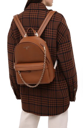 Женский рюкзак slater medium MICHAEL MICHAEL KORS коричневого цвета по цене 28200 руб., арт. 30T0G04B1L | Фото 2 Женский рюкзак slater medium MICHAEL MICHAEL KORS коричневого цвета, арт. 30T0G04B1L | Фото 2