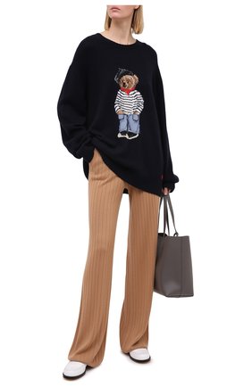 Женские кашемировые брюки LORO PIANA бежевого цвета по цене 226500 руб., арт. FAL2570 | Фото 2 Женские кашемировые брюки LORO PIANA бежевого цвета, арт. FAL2570 | Фото 2
