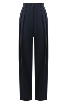 Женские шерстяные брюки LANVIN темно-синего цвета по цене 79950 руб., арт. RW-TR526U-4657-H20 | Фото 1 Женские шерстяные брюки LANVIN темно-синего цвета, арт. RW-TR526U-4657-H20 | Фото 1