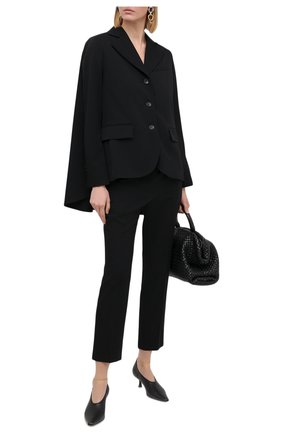 Женский шерстяной жакет LANVIN черного цвета по цене 199500 руб., арт. RW-JA758U-4576-H20 | Фото 2 Женский шерстяной жакет LANVIN черного цвета, арт. RW-JA758U-4576-H20 | Фото 2