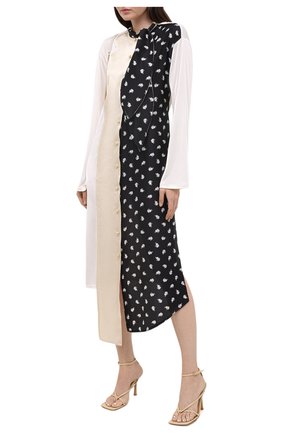 Женское шелковое платье LANVIN черного цвета по цене 141500 руб., арт. RW-DR378I-4613-A20 | Фото 2 Женское шелковое платье LANVIN черного цвета, арт. RW-DR378I-4613-A20 | Фото 2