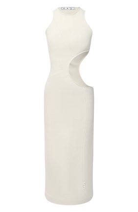 Женское шерстяное платье OFF-WHITE кремвого цвета по цене 89550 руб., арт. 0WDB273F20FAB0016100 | Фото 1 Женское шерстяное платье OFF-WHITE кремвого цвета, арт. 0WDB273F20FAB0016100 | Фото 1