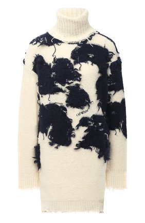 Женская свитер OFF-WHITE кремвого цвета по цене 99050 руб., арт. 0WHF013F20KNI0016145 | Фото 1 Женская свитер OFF-WHITE кремвого цвета, арт. 0WHF013F20KNI0016145 | Фото 1