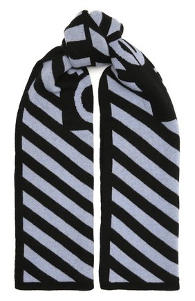 Женский шерстяной шарф OFF-WHITE разноцветного цвета, арт. 0WMA017F20KNI0041001 | Фото 1 (Материал: Шерсть, Текстиль)