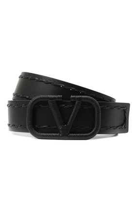Женский кожаный ремень valentino garavani VALENTINO черного цвета по цене 47800 руб., арт. UW0T0S11/HEW | Фото 1 Женский кожаный ремень valentino garavani VALENTINO черного цвета, арт. UW0T0S11/HEW | Фото 1