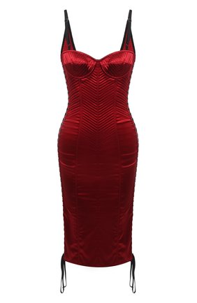 Женское платье DOLCE & GABBANA красного цвета по цене 257500 руб., арт. F6G1MT/FURAD | Фото 1 Женское платье DOLCE & GABBANA красного цвета, арт. F6G1MT/FURAD | Фото 1