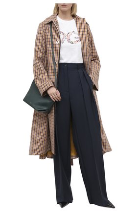 Женская хлопковая футболка DOLCE & GABBANA белого цвета по цене 69950 руб., арт. F8M68Z/G7XME | Фото 2 Женская хлопковая футболка DOLCE & GABBANA белого цвета, арт. F8M68Z/G7XME | Фото 2