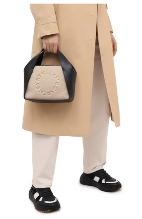 Женская сумка logo STELLA MCCARTNEY черного цвета по цене 66050 руб., арт. 700139/W8731 | Фото 2 Женская сумка logo STELLA MCCARTNEY черного цвета, арт. 700139/W8731 | Фото 2