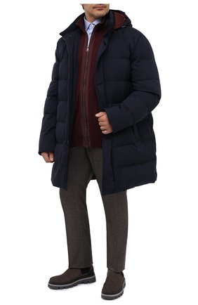 Мужской кардиган PAUL&SHARK бордового цвета по цене 51250 руб., арт. I20P1269/HV0/3XL-6XL | Фото 2 Мужской кардиган PAUL&SHARK бордового цвета, арт. I20P1269/HV0/3XL-6XL | Фото 2