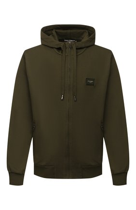 Мужской хлопковая толстовка DOLCE & GABBANA хаки цвета по цене 72950 руб., арт. G9PD2T/FU7DU | Фото 1 Мужской хлопковая толстовка DOLCE & GABBANA хаки цвета, арт. G9PD2T/FU7DU | Фото 1 (Материал внешний: Хлопок; Рукава: Длинные; Длина (для топов): Стандартные; Мужское Кросс-КТ: Толстовка-одежда; Стили: Спорт-шик)
