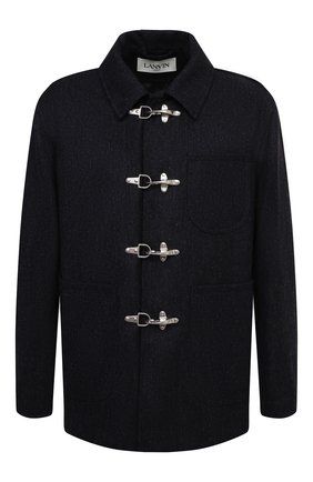 Мужской шерстяное пальто LANVIN темно-синего цвета по цене 225500 руб., арт. RM-0U0107-4676-H20 | Фото 1 Мужской шерстяное пальто LANVIN темно-синего цвета, арт. RM-0U0107-4676-H20 | Фото 1