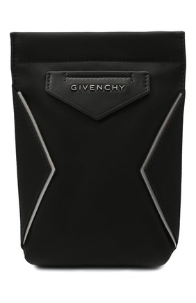 Мужская текстильная сумка antigona GIVENCHY черного цвета, арт. BKU00XK11B | Фото 1 (Ремень/цепочка: На ремешке; Материал: Текстиль; Размер: mini)
