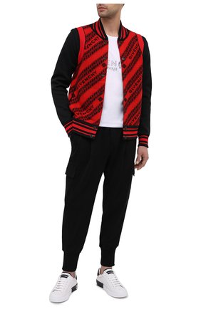 Мужская хлопковая футболка GIVENCHY белого цвета по цене 44750 руб., арт. BM70ZQ3002 | Фото 2 Мужская хлопковая футболка GIVENCHY белого цвета, арт. BM70ZQ3002 | Фото 2