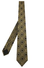 Мужской шелковый галстук VERSACE желтого цвета, арт. ICR7001/A236236 | Фото 2 (Принт: С принтом; Материал: Текстиль, Шелк)