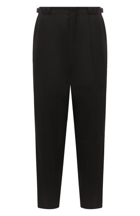 Мужские шерстяные брюки ZEGNA COUTURE черного цвета по цене 120500 руб., арт. 887106/640SNQ | Фото 1 Мужские шерстяные брюки ZEGNA COUTURE черного цвета, арт. 887106/640SNQ | Фото 1 (Материал внешний: Шерсть; Материал подклада: Вискоза; Длина (брюки, джинсы): Стандартные; Случай: Повседневный; Стили: Кэжуэл)