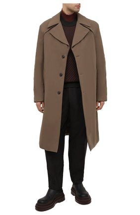 Мужской шерстяной свитер ZEGNA COUTURE хаки цвета по цене 121000 руб., арт. CVNG2/625 | Фото 2 Мужской шерстяной свитер ZEGNA COUTURE хаки цвета, арт. CVNG2/625 | Фото 2