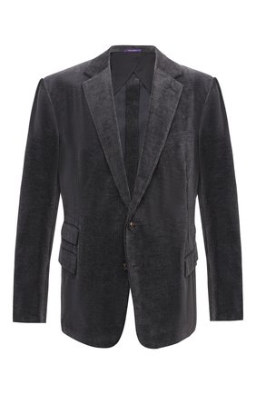 Мужской хлопковый пиджак RALPH LAUREN серого цвета по цене 179500 руб., арт. 798783843 | Фото 1 Мужской хлопковый пиджак RALPH LAUREN серого цвета, арт. 798783843 | Фото 1