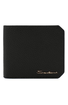 Мужской кожаное портмоне SANTONI черного цвета по цене 20550 руб., арт. UFPPA1393F0-HMA1N01 | Фото 1 Мужской кожаное портмоне SANTONI черного цвета, арт. UFPPA1393F0-HMA1N01 | Фото 1