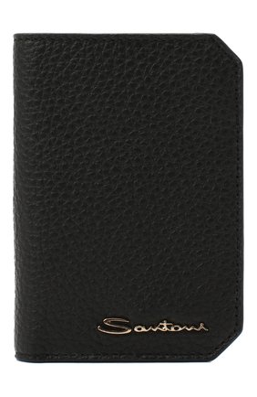 Мужской кожаный футляр для кредитных карт SANTONI черного цвета по цене 20550 руб., арт. UFPPA2024F0-HMA1N01 | Фото 1 Мужской кожаный футляр для кредитных карт SANTONI черного цвета, арт. UFPPA2024F0-HMA1N01 | Фото 1