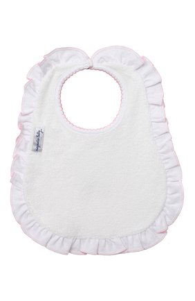 Детский хлопковый нагрудник MAGNOLIA BABY розового цвета по цене 1120 руб., арт. 562-61-PK | Фото 2 Детский хлопковый нагрудник MAGNOLIA BABY розового цвета, арт. 562-61-PK | Фото 2