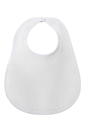 Детский хлопковый нагрудник MAGNOLIA BABY голубого цвета по цене 1120 руб., арт. 562-51-LB | Фото 2 Детский хлопковый нагрудник MAGNOLIA BABY голубого цвета, арт. 562-51-LB | Фото 2