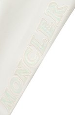 Детские леггинсы MONCLER белого цвета, арт. F2-954-8H721-10-829F4/12-14A | Фото 3 (Девочки Кросс-КТ: Леггинсы-одежда; Случай: Повседневный; Материал внешний: Вискоза)