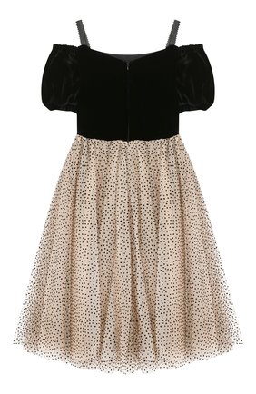 Детское платье DESIGNERS CAT черного цвета по цене 57050 руб., арт. 100000K01000662/10A-12A | Фото 2 Детское платье DESIGNERS CAT черного цвета, арт. 100000K01000662/10A-12A | Фото 2 (Рукава: Короткие, С открытыми плечами; Материал подклада: Хлопок; Случай: Вечерний; Девочки Кросс-КТ: Платье-одежда; Материал внешний: Вискоза; Ростовка одежда: 10 - 11 лет | 140 - 146см, 12 лет | 152 см)