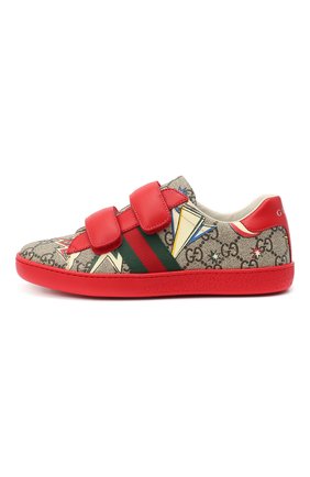 Мужского кеды GUCCI красного цвета по цене 0 руб., арт. 463091/2DW10 | Фото 2 Мужского кеды GUCCI красного цвета, арт. 463091/2DW10 | Фото 2 (Мальчики Кросс-КТ: Обувь-низкие; Длина стельки: 23,5, 24; Кросс-КТ: велькро)