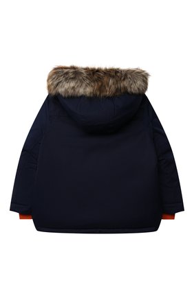 Детского пуховая куртка POLO RALPH LAUREN темно-синего цвета по цене 18850 руб., арт. 321797762 | Фото 2 Детского пуховая куртка POLO RALPH LAUREN темно-синего цвета, арт. 321797762 | Фото 2