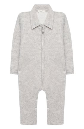 Детский кашемировый комбинезон BABY T серого цвета по цене 0 руб., арт. 20AIC881TZ/18M-3A | Фото 1 Детский кашемировый комбинезон BABY T серого цвета, арт. 20AIC881TZ/18M-3A | Фото 1 (Материал внешний: Шерсть, Кашемир; Материал утеплителя: Шерсть; Рукава: Длинные; Региональные ограничения белый список (Axapta Mercury): RU; Ростовка одежда: 18 мес | 86 см, 24 мес | 92 см)