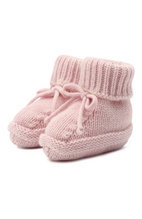 Детские кашемировые носки BABY T розового цвета по цене 5190 руб., арт. 20AIC883SA | Фото 1 Детские кашемировые носки BABY T розового цвета, арт. 20AIC883SA | Фото 1