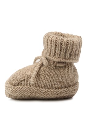 Детские кашемировые носки BABY T бежевого цвета по цене 5190 руб., арт. 20AIC883SA | Фото 2 Детские кашемировые носки BABY T бежевого цвета, арт. 20AIC883SA | Фото 2