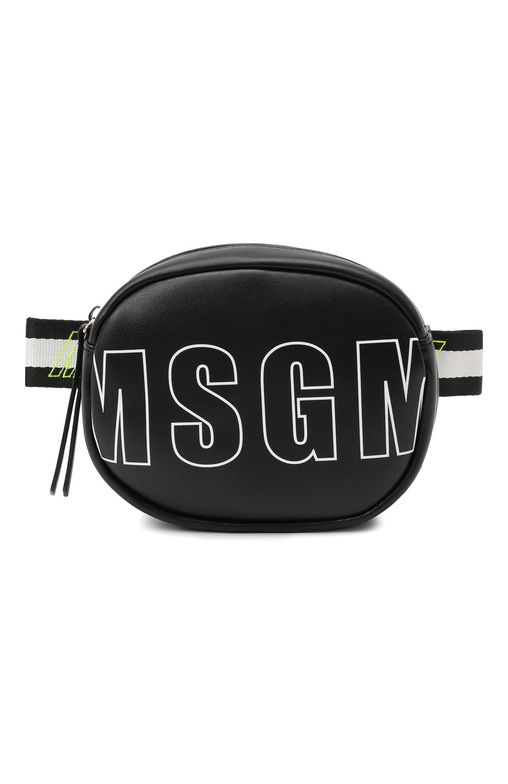 Детская поясная сумка MSGM KIDS черного цвета, арт. 025233 | Фото 1 (Материал: Текстиль)