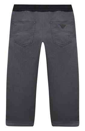 Детские джинсы EMPORIO ARMANI синего цвета по цене 12600 руб., арт. 6H4J20/4N4ZZ | Фото 2 Детские джинсы EMPORIO ARMANI синего цвета, арт. 6H4J20/4N4ZZ | Фото 2