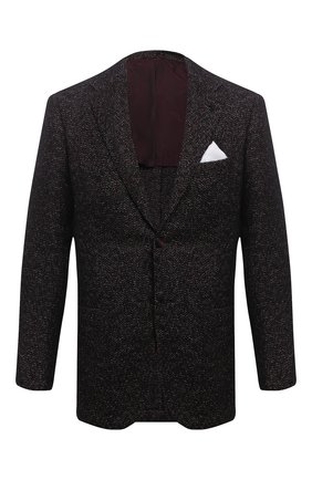 Мужской пиджак из кашемира и шелка KITON бордового цвета по цене 643500 руб., арт. UG81K01T60 | Фото 1 Мужской пиджак из кашемира и шелка KITON бордового цвета, арт. UG81K01T60 | Фото 1