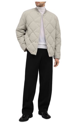 Мужская пуховая куртка JIL SANDER светло-зеленого цвета по цене 123000 руб., арт. JPUR441794-MR440900 | Фото 2 Мужская пуховая куртка JIL SANDER светло-зеленого цвета, арт. JPUR441794-MR440900 | Фото 2
