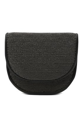 Женская сумка 2135 mini BRUNELLO CUCINELLI черного цвета, арт. MBM0N2135 | Фото 1 (Размер: mini; Материал: Натуральная кожа; Сумки-технические: Сумки через плечо)
